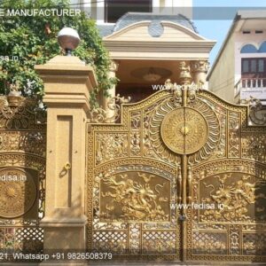 Loha Grill Gate Iron Small Gate Design Laser Cutting Main Gate Gate Design Single