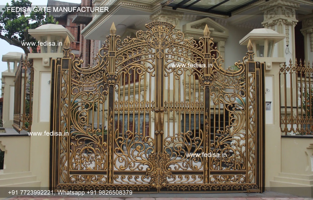 Compound Gate Design Laser Cutting Main Gate Gate Design Single Top Gate Design