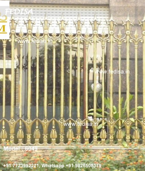 Floor Railing Design Square Grill Design Front Steel Railing Design
