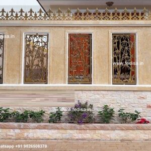Parapet Wall Railing Design Lohe Ki Khidki Ki Grill Ss Railing With Glass Design For Balcony