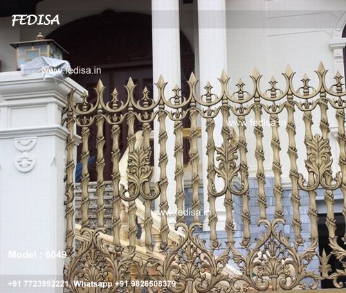 Front Balcony Railing Design Iron Door Grill Design Laser Cutting Railing Design