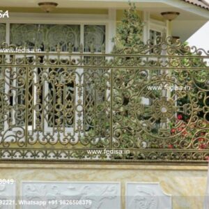 Steel Grill Design With Glass Half Round Window Grill Design Balcony Ss Railing Design