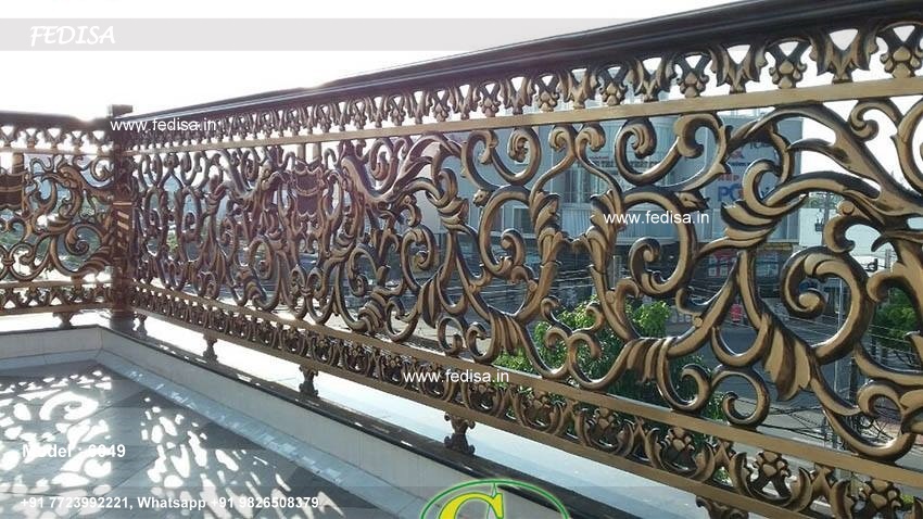 Ss Pipe Railing Grill Door Colour Sirir Railing Design