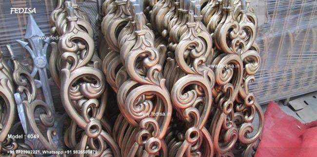 Laser Cut Balustrade Window Ki Grill Tubular Stair Railings Design