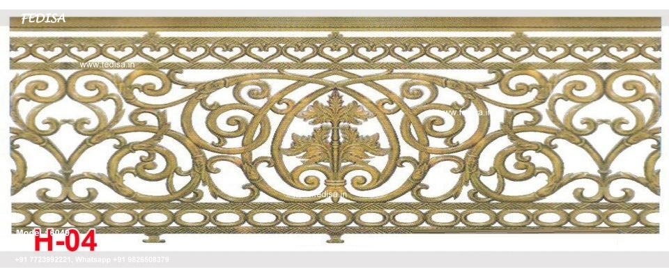 Laser Cut Stair Railing Main Grill Design Home Railing Design Steel