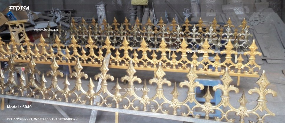 Terrace Handrail Design Iron Pipe Grill Design Modern Steel Railing Design For Balcony