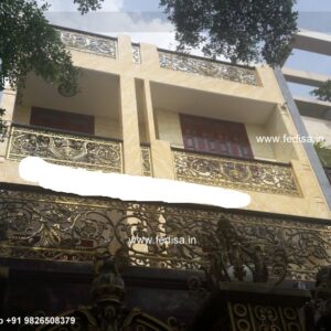 Square Steel Railing Design Sliding Door With Grills Inside Sidhi Ka Railing Design