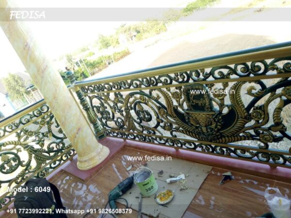 Jeena Railing Design Steel Modern Box Window Grill Design Square Pipe Railing For Balcony