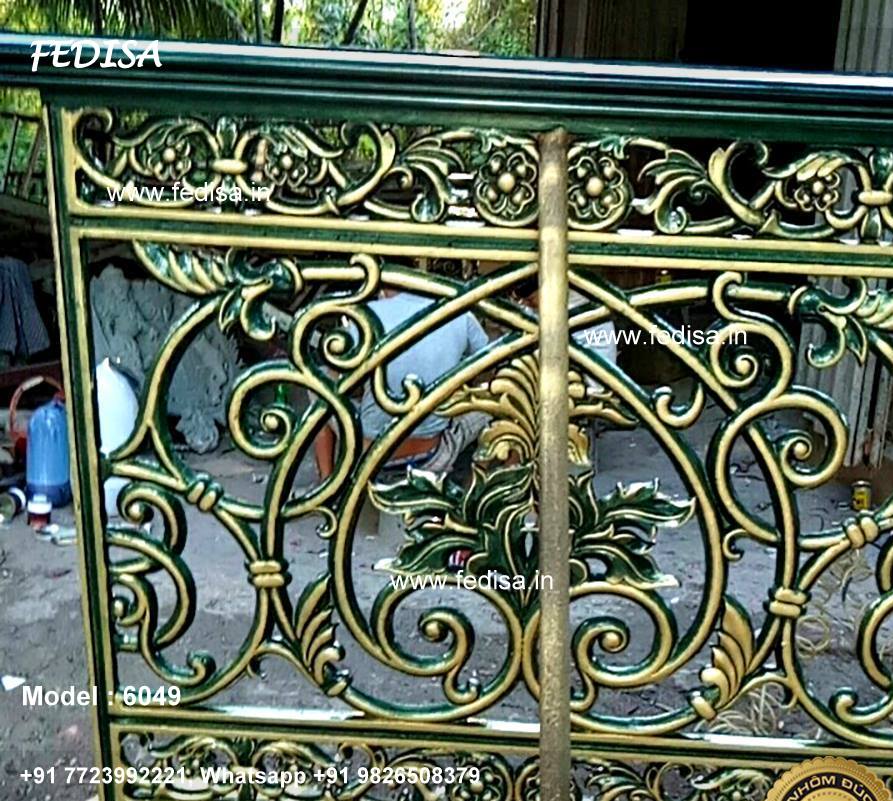 Staircase Side Railing Design Stainless Steel Safety Door Design Balcony Railing Steel Design