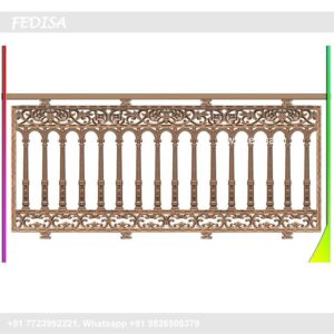 New Design Steel Railing Grill Design Front Side Home Sidi Railing Design Iron