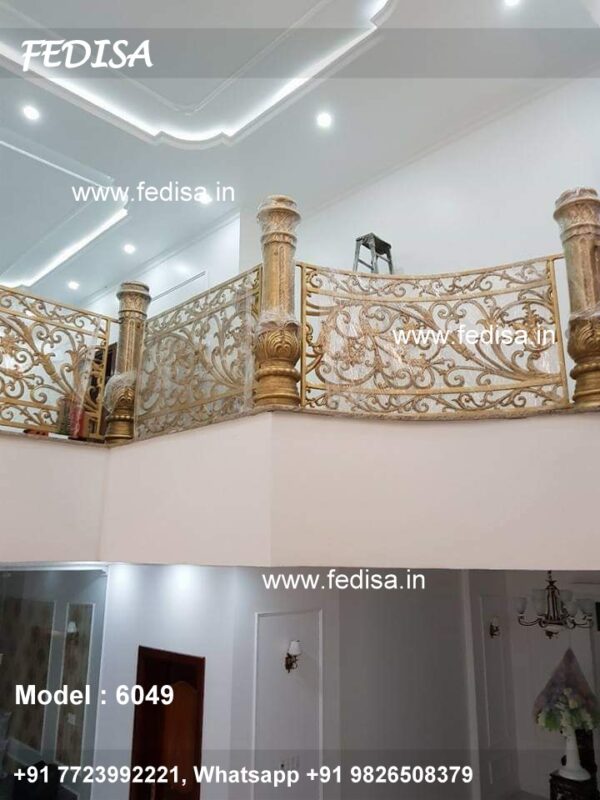 Sidhi Ka Steel Railing Design Balcony Half Grill Design Glass Hand Railing Design