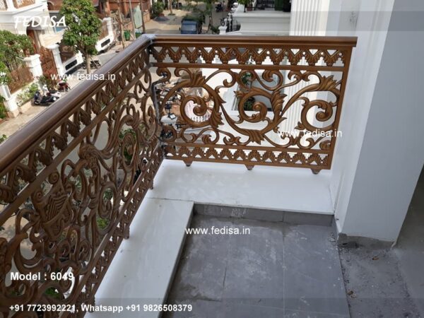 Simple Ss Railing Design Aluminium Safety Grill Best Steel Grill Design For Balcony