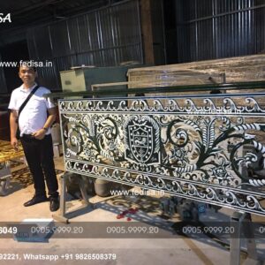 Latest Handrail Designs Front Portico Grill Design Railing Design Lohe Ki