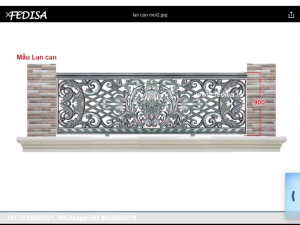 Steps Railings Design Balcony Covered Grill Design Wpc Railing Design