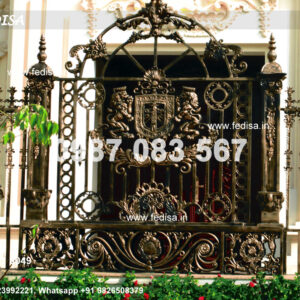 Balcony Ss Glass Design Safety Grill Gate Design For Main Door Price Cast Iron Pipe Railing