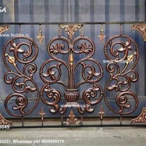 Straight Railing Design Grill Sliding Window Building Front Railing Design