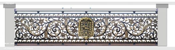 Steel Railing Design For Temple Back Door Grill Design Verandah Handrail Designs
