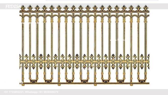 Steps Railing Design With Glass Steel Grill Design For Sitout Front Roof Grill Design