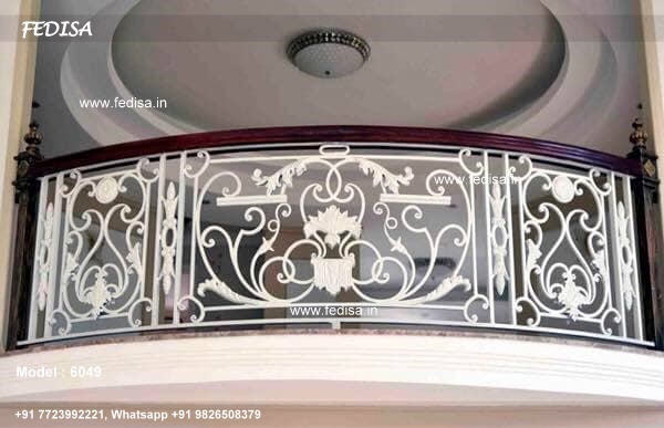 Stainless Steel Design For Railing Round Grill Door Design Aluminium Balcony Railing Designs