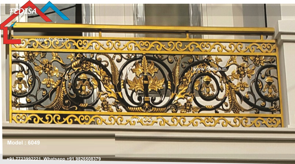 Steel Railing Design For Front Porch Steel Grill Simple Design Chhajje