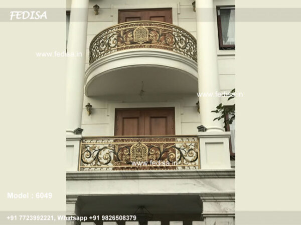 Wooden Staircase Glass Railing Safety Grill Double Door Design Exterior Glass Railing Design