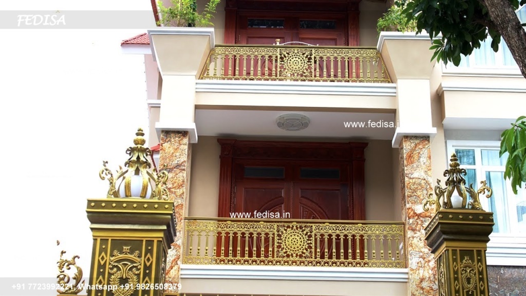 White Grill Design Modern Glass Staircase Single Door Grill Gate Design