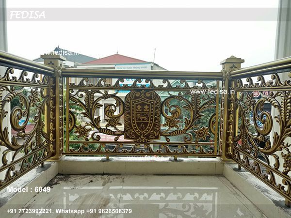 Design Of Stairs Grill Steel Railing Pillar Design Grill Design Window Home