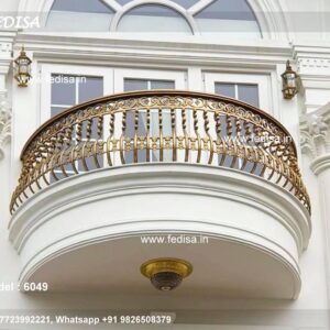 Door Side Grill Design Metal Pipe Railing House Grill Model
