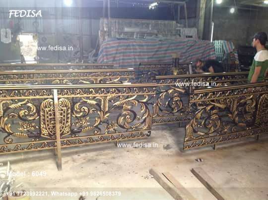 Grill Design Door Simple Handrail Modern Design Iron Square Bar Grill Design