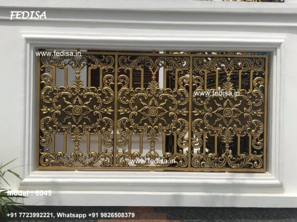Grill Window Design Latest Steel Railing Jeena Village Window Grill Design