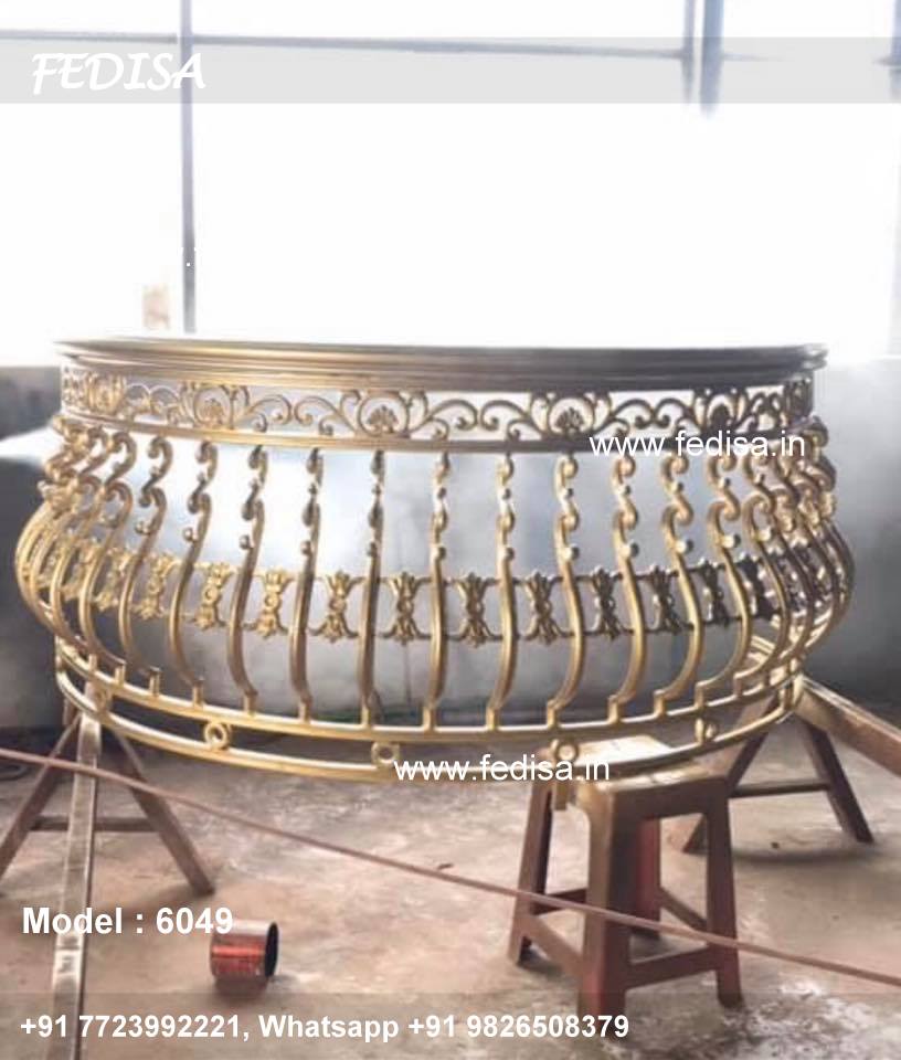 Iron Khidki Beautiful Balcony Grill Design Round Steel Grill Design