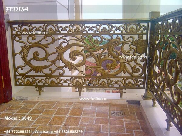 Safety Grill Door For House Rope Railing Design Wooden Main Door Grill Design