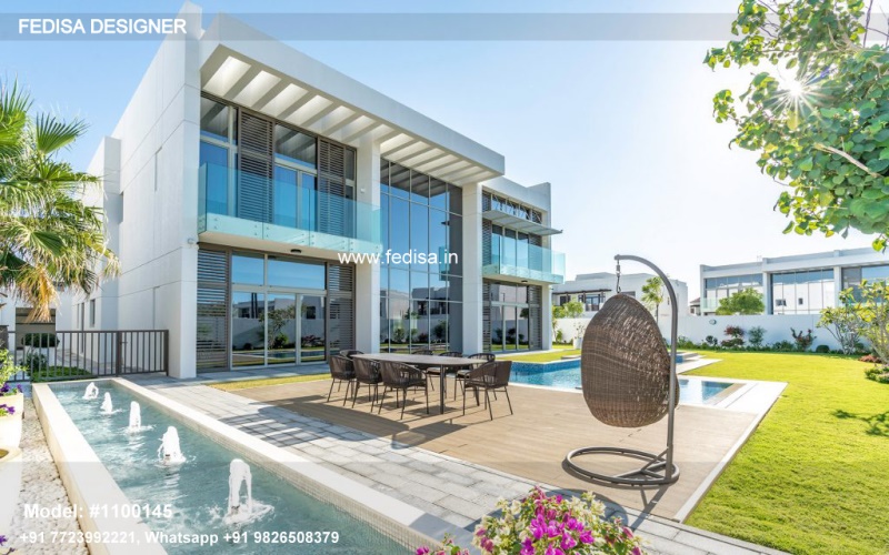 Small Home Design Luxury Private Pool Villa Yellow Green House Paint Amazing House Designs