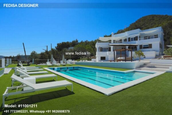 Master Bedroom Plan Luxury Pool And Deck Villa Colonial Interior Design Apartment Floor Plans Designs