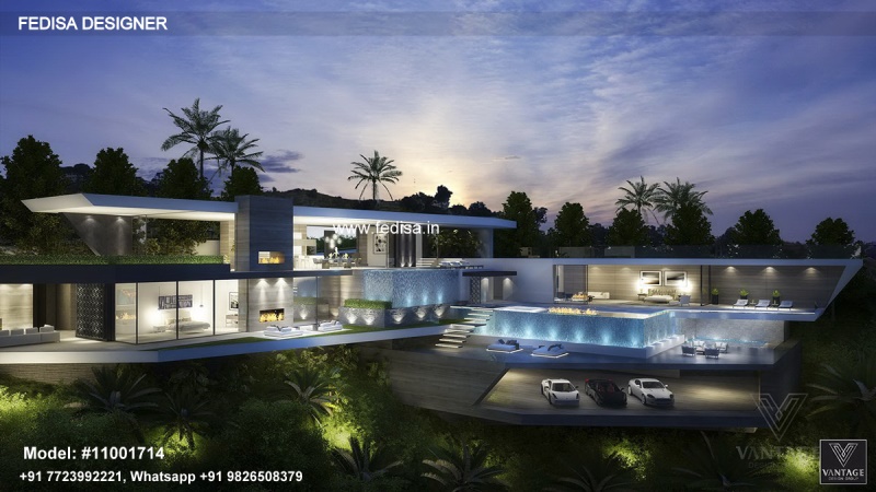 House Self Design Luxury Villa Exterior Design Paint House Colour Architectural Designs House Plans