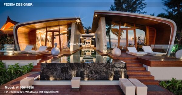 House Plan Design Luxury Single Story House Plans Villas In Arch Design For Kitchen Entrance