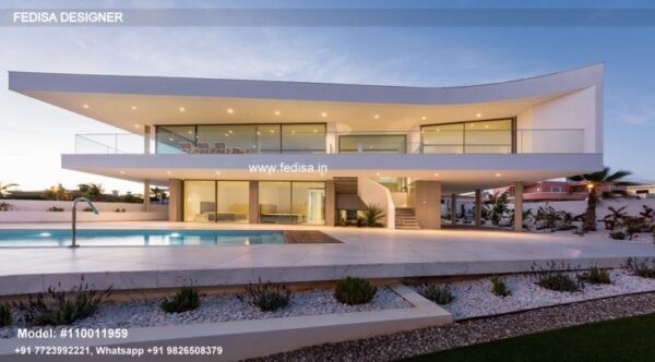 1615 Sq Ft House Plans Luxury Villa With Swimming Pool American House Design Arabic Villa Design
