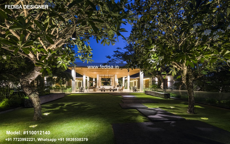 Elevated House Design Luxury Villa With Swimming Pool House Front Design Indian Style Asian Paints Outside Wall Colour