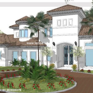 916 Sq Ft House Luxury Villa With Private Pool 110 Marla House Plan Asian Paints House Outside Colour