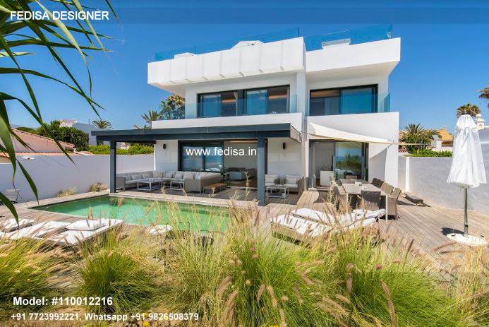 1216 Square Feet House Luxury Villa With Swimming Pool 195 Square Meter House Design Asian Paints Outside Wall Colour