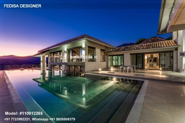Exterior Painting Luxury Villa With Pool Blue Green Exterior House Paint Asian Paints Home Outside Colour