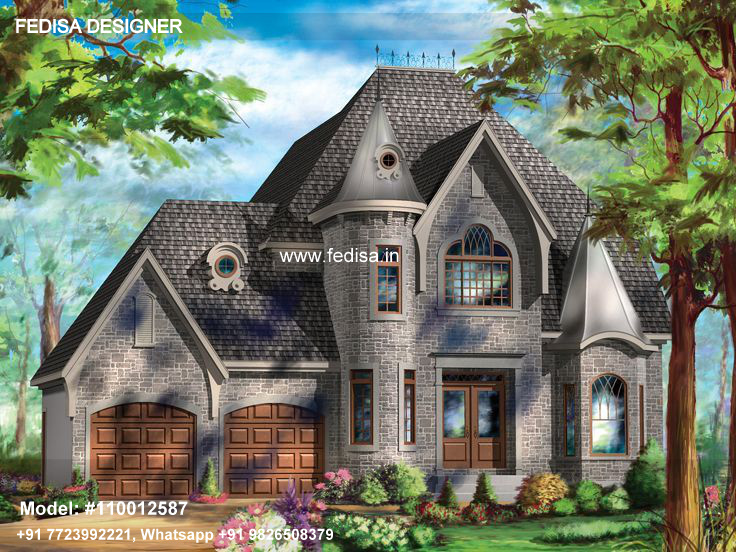 Low Budget Home Design Luxury Villas For 270 Two Story Farmhouse Plans Attic House Design