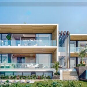 Simple House Drawing Design Luxury Villa With Private Pool 96 Bhk Home Plan Asian Paints House Outside Colour