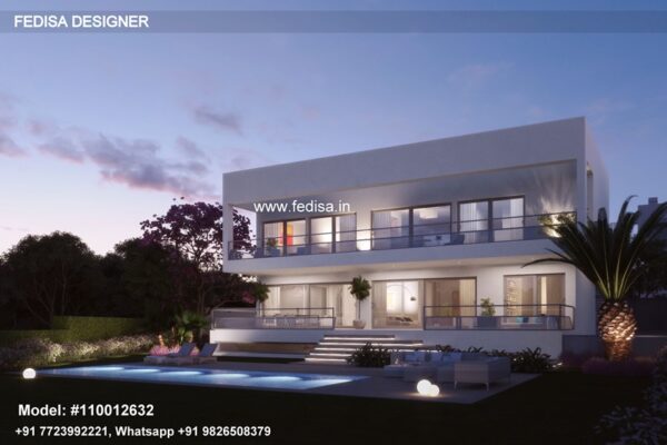 Single Floor House Front Design Luxury Villa With Pool 96 Story House Design Asian Paints Home Outside Colour