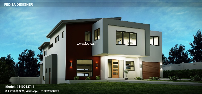 422 Bedroom House Plan 3d Luxury Villa With Private Pool 595 Square Foot House Asian Paints House Outside Colour