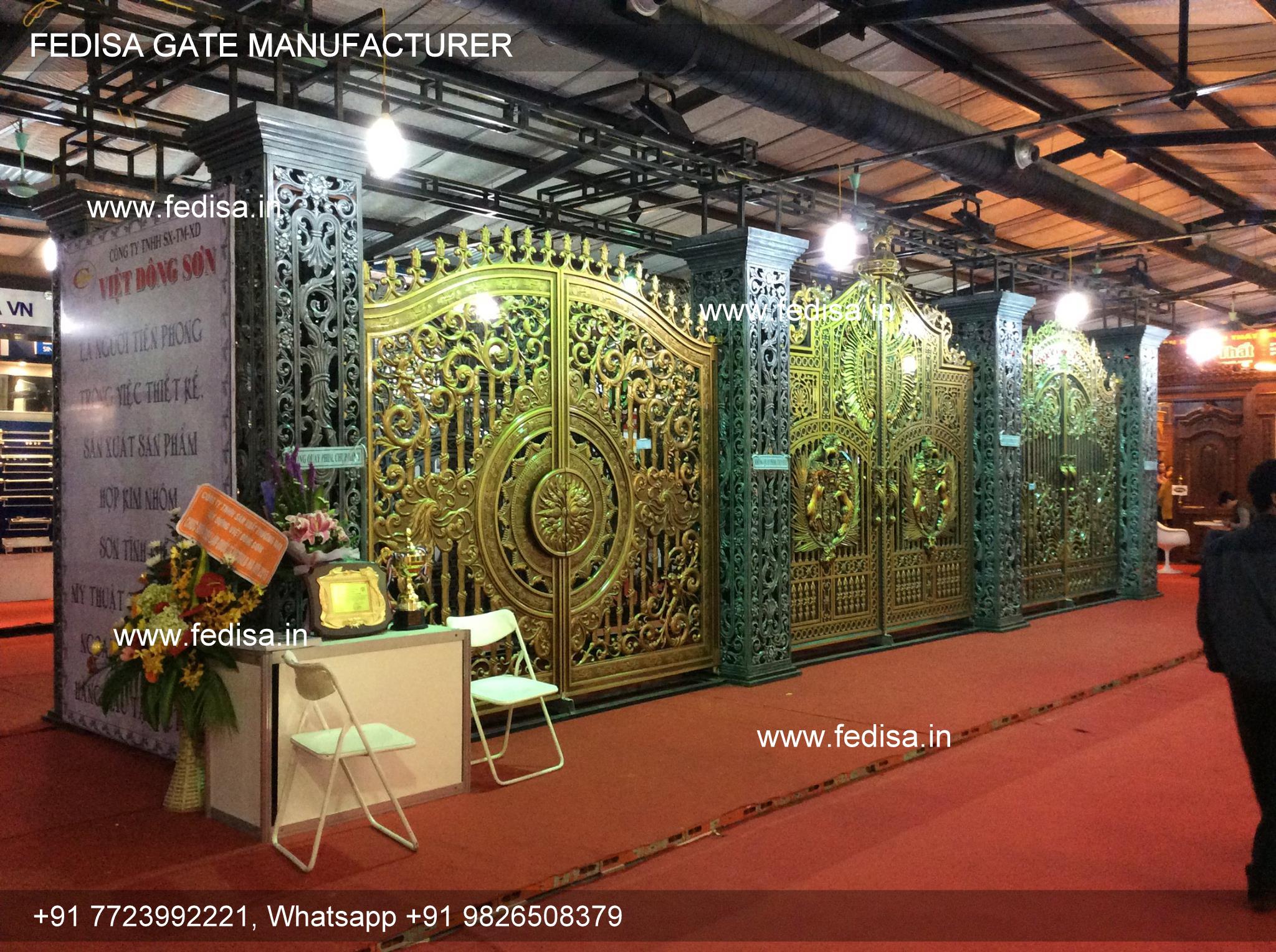 Door Gate Design Main Gate With Small Gate Makan Ke Gate Ka Design Modern Iron Fence Designs