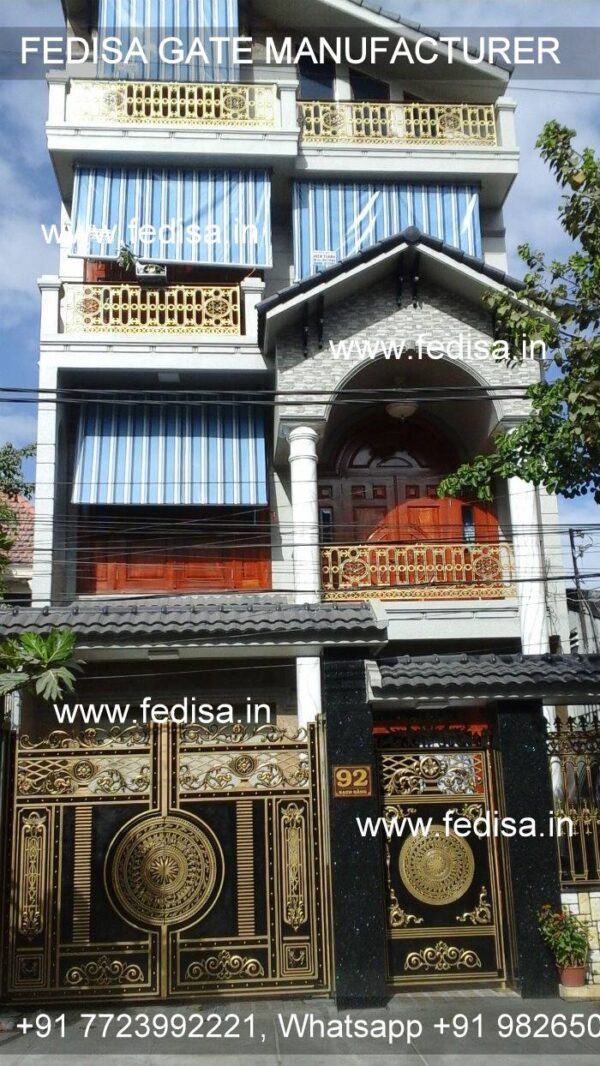Gate Ka Design Iron Plate Gate Design Loha Grill Gate Design Main Gate With Mini Gate