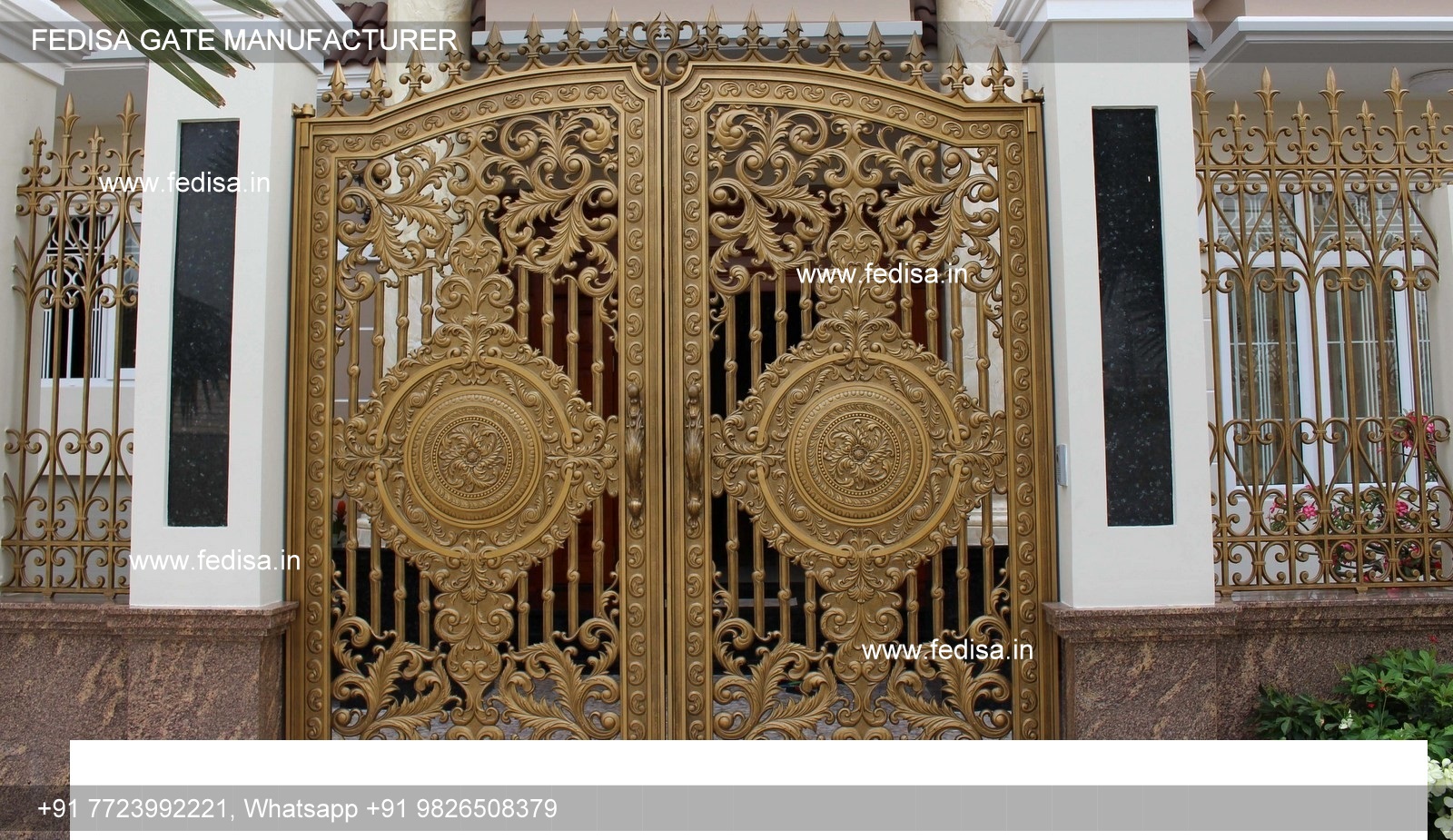 Boundary Wall Design With Gate Main Gate Design Stainless Steel Single Door Steel Gate Sliding Compound Gate