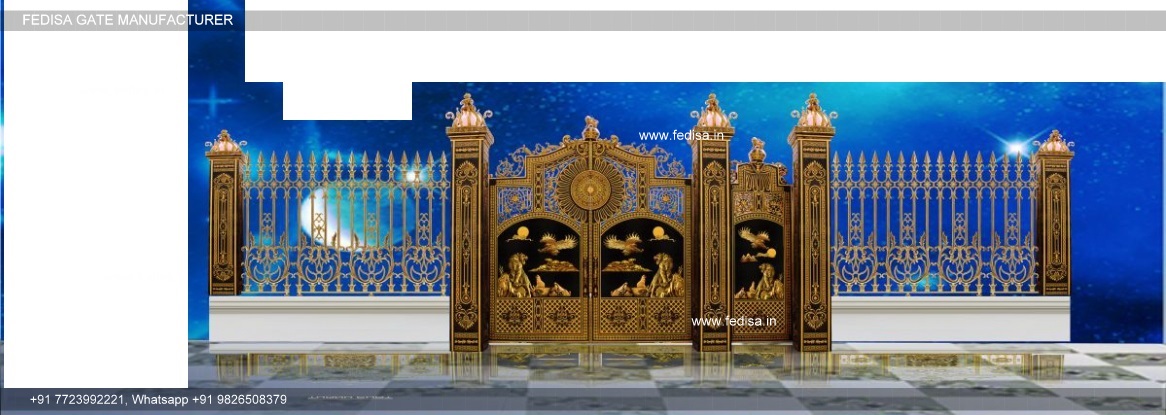 Single Gate Design Contemporary Iron Gates Fancy Gate Colour Front Gate Of House Design
