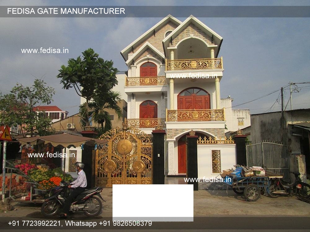Front Gate Design Collapse Gate Design Ghar Main Gate Design Sliding Boundary Gate